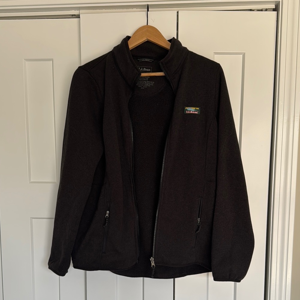 L.L.Bean Black Fleece Jacket